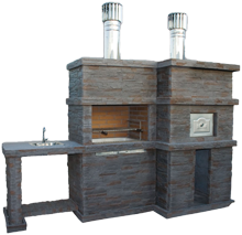 Tuinhaard buitenkeuken Almeria 474