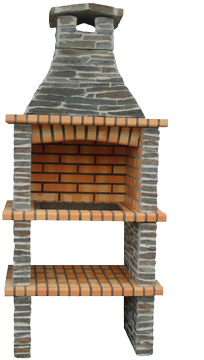Leistenen tuinhaard barbecue