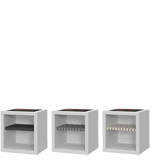  kook module voor buitenkeuken beton, in de zelfde stijl als de serie buitenkeukens model Nazaré