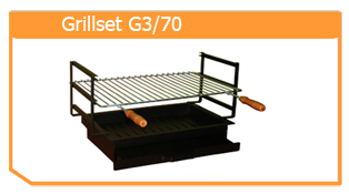 Grillset G3-70 inbouw